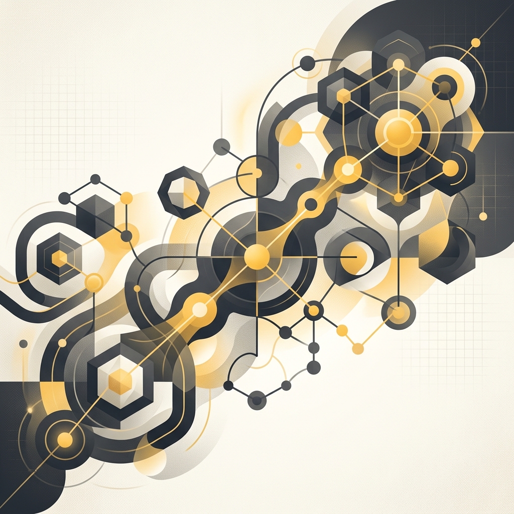 Illustration entreprise abstraite